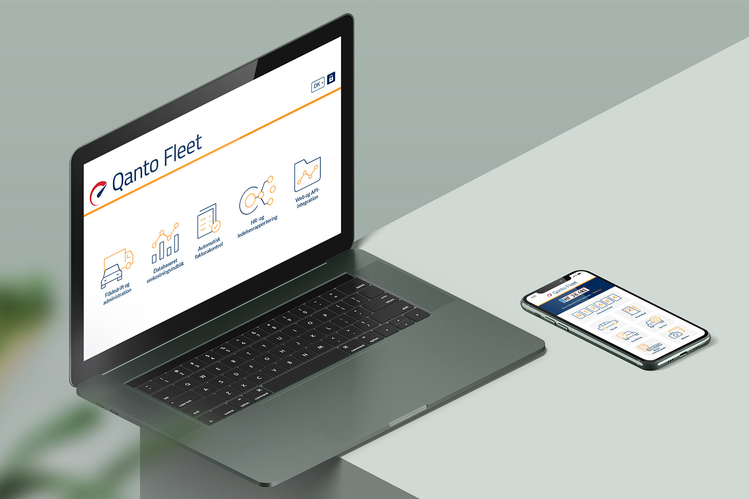 DBI IT A/S - Qanto Fleet Website